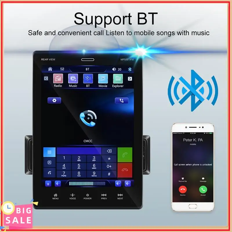 Exclusive Single Din Car Radio Carplay Android Auto 9.5 Inch Touch Screen Car Stereo With Mirror Link Bluetooth FM USB
Exclusive Single Din Car Radio Carplay Android Auto 9.5 Inch Touch Screen Car Stereo With Mirror Link Bluetooth FM USB