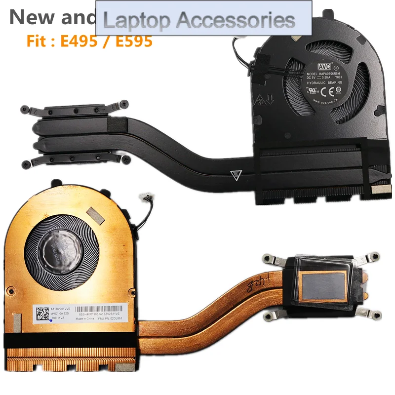 New Original UMA CPU Cooling Fan Heatsink Radiator Cooler For Lenovo ThinkPad E495 E595 Laptop 02DL861 02DL862
New Original UMA CPU Cooling Fan Heatsink Radiator Cooler For Lenovo ThinkPad E495 E595 Laptop 02DL861 02DL862
