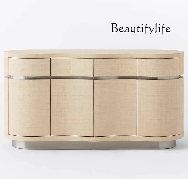 Italian light luxury minimalist storage designer dining side cabinet clubhouse model room decoration double door side cabinet
Italian light luxury minimalist storage designer dining side cabinet clubhouse model room decoration double door side cabinet