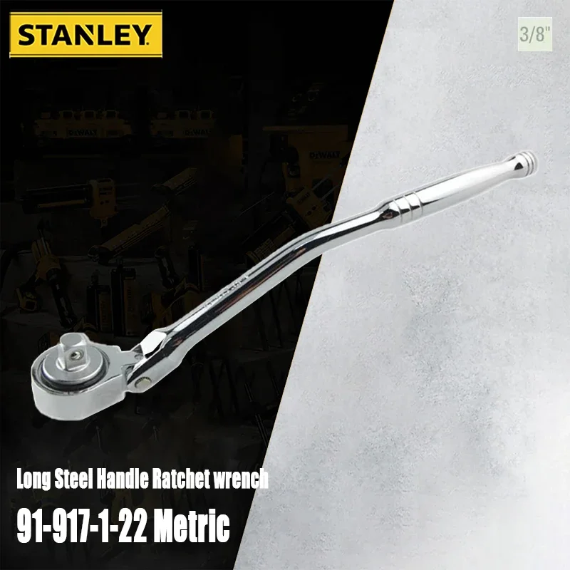 Stanley Professional Steel Handle Ratchet Wrench for Mechanic STMT91316 3/4inch 3/8inch CR-V Forging Adjustable Angle
Stanley Professional Steel Handle Ratchet Wrench for Mechanic STMT91316 3/4inch 3/8inch CR-V Forging Adjustable Angle