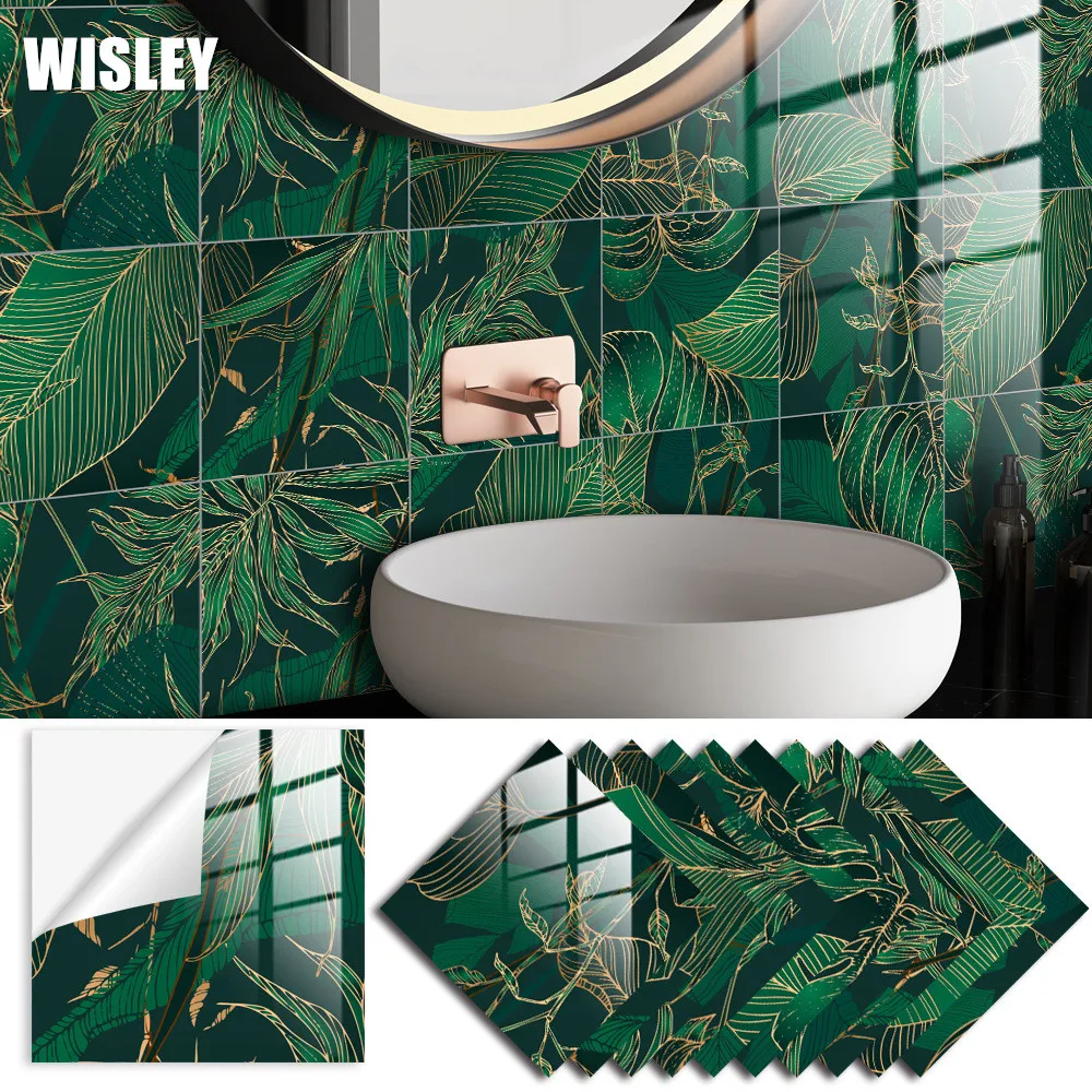 Tile Sticker Wall Decor Bathroom Kitchen Wall Sticker Waterproof PVC Decoration Stickers Peel & Stick Removable Tiles Backsplash
Tile Sticker Wall Decor Bathroom Kitchen Wall Sticker Waterproof PVC Decoration Stickers Peel & Stick Removable Tiles Backsplash