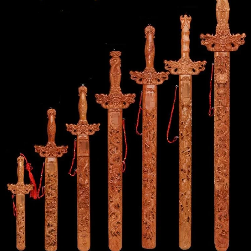 Home feng shui peach wood sword pendant, moving decoration sword, high-quality peach wood amulets for warding off evil
Home feng shui peach wood sword pendant, moving decoration sword, high-quality peach wood amulets for warding off evil