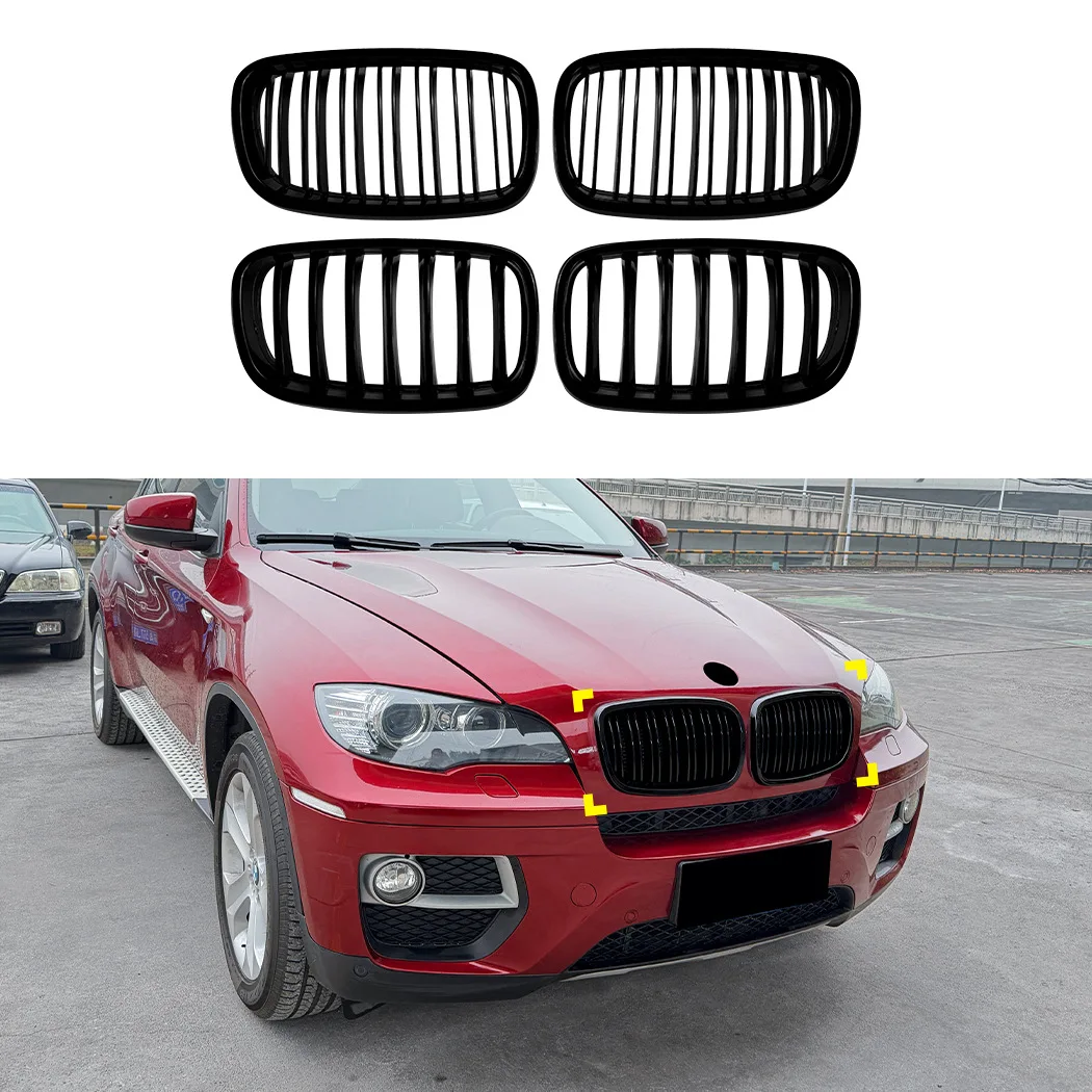 Решетка радиатора для BMW X5 E70 X6 E71 2006-2013, двойная, спортивная, для замены переднего бампера
Решетка радиатора для BMW X5 E70 X6 E71 2006-2013, двойная, спортивная, для замены переднего бампера