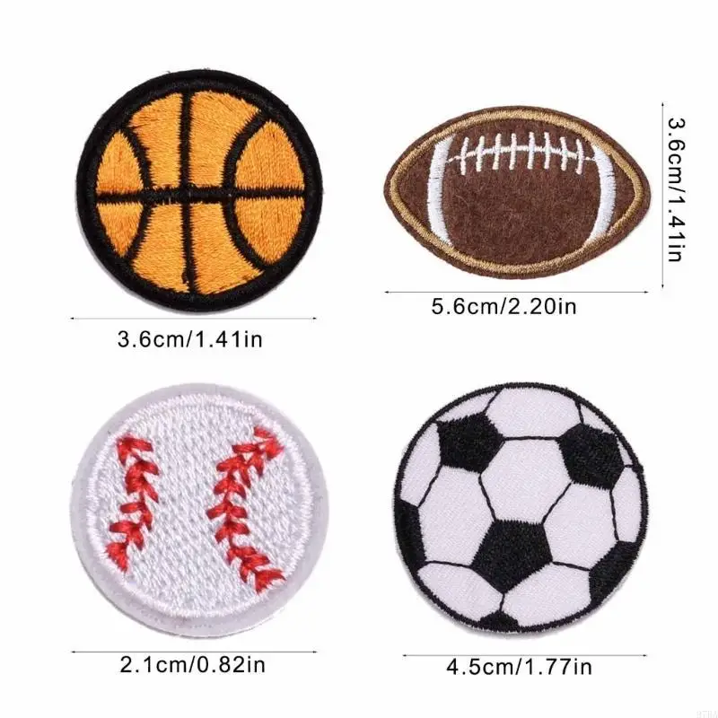 97BA 12 Pcs/Set Football Iron on Patches Football Embroidered Patches Sew On Appliques for Jeans Skirt
97BA 12 Pcs/Set Football Iron on Patches Football Embroidered Patches Sew On Appliques for Jeans Skirt