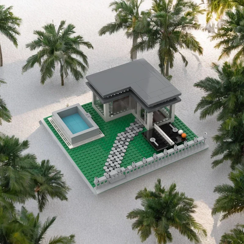 336 шт. MOC летний дом с бассейном мини модульные строительные кирпичи MOC образовательная сборка DIY игрушки для детей праздничные подарки
336 шт. MOC летний дом с бассейном мини модульные строительные кирпичи MOC образовательная сборка DIY игрушки для детей праздничные подарки