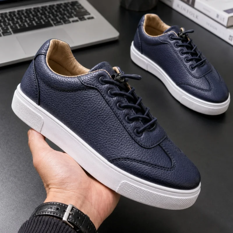 Spring Men's Low Top Board Shoes Korean Fashion All-Match White Sneakers Anti-Slip Wear-Resistant Outdoor Casual Sports Shoes
Spring Men's Low Top Board Shoes Korean Fashion All-Match White Sneakers Anti-Slip Wear-Resistant Outdoor Casual Sports Shoes