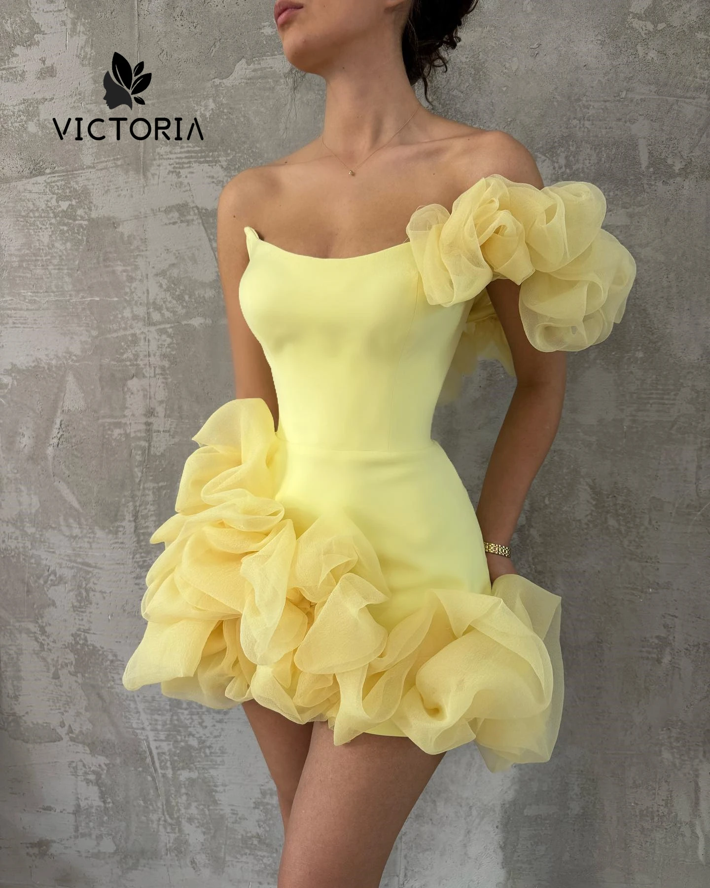 Graceful Yellow Mini Cocktail Dresses Ruched One Shoulder Dubai Prom Gown 2025 Birthday Luxury Dress vestidos de gala Customized
Graceful Yellow Mini Cocktail Dresses Ruched One Shoulder Dubai Prom Gown 2025 Birthday Luxury Dress vestidos de gala Customized