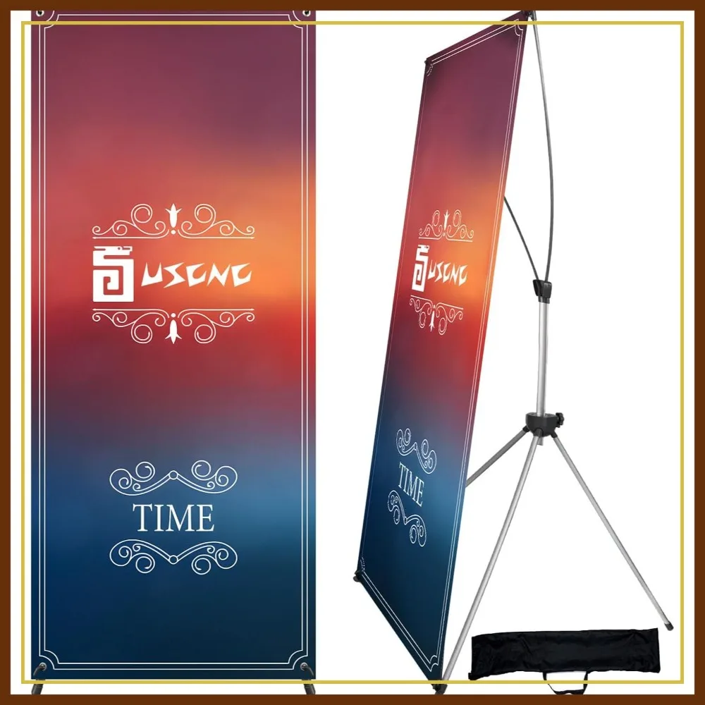 Adjustable Banner Stand for 23x63 to 32x78 Inch Banners, Portable Travel Bag Included, 2 Pack
Adjustable Banner Stand for 23x63 to 32x78 Inch Banners, Portable Travel Bag Included, 2 Pack