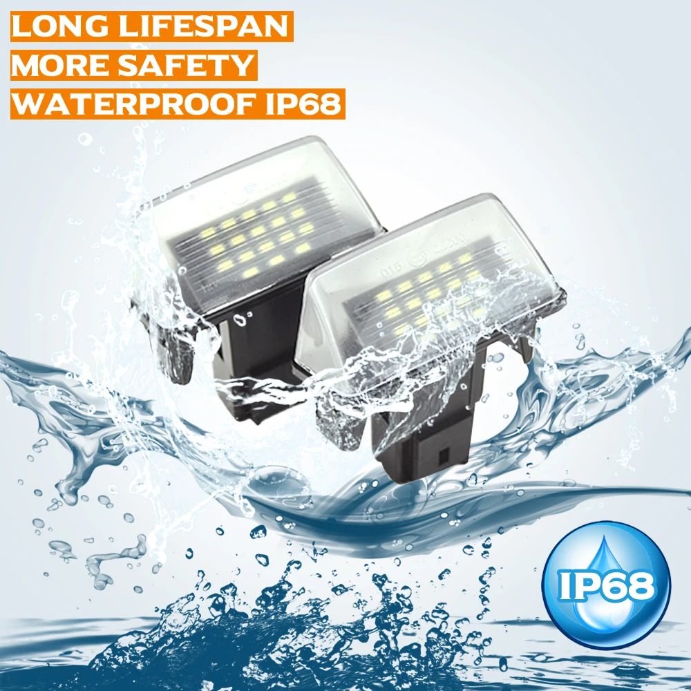 Светодиодный фонарь для номерного знака 12 В, водонепроницаемый, высокой яркости, для Citroen C4 Picasso 2006-2012 гг.
Светодиодный фонарь для номерного знака 12 В, водонепроницаемый, высокой яркости, для Citroen C4 Picasso 2006-2012 гг.