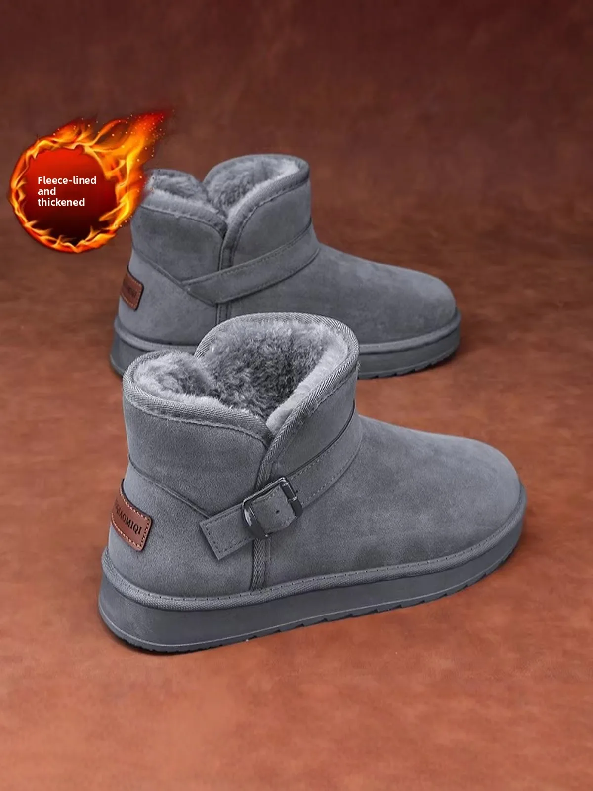 Northeast Thickened Fleece Lined Winter Snow Boots Men's Bread Shoe Anti-slip Cold Proof Cotton Shoes for below 40 Degrees Ce...
Northeast Thickened Fleece Lined Winter Snow Boots Men's Bread Shoe Anti-slip Cold Proof Cotton Shoes for below 40 Degrees Ce...