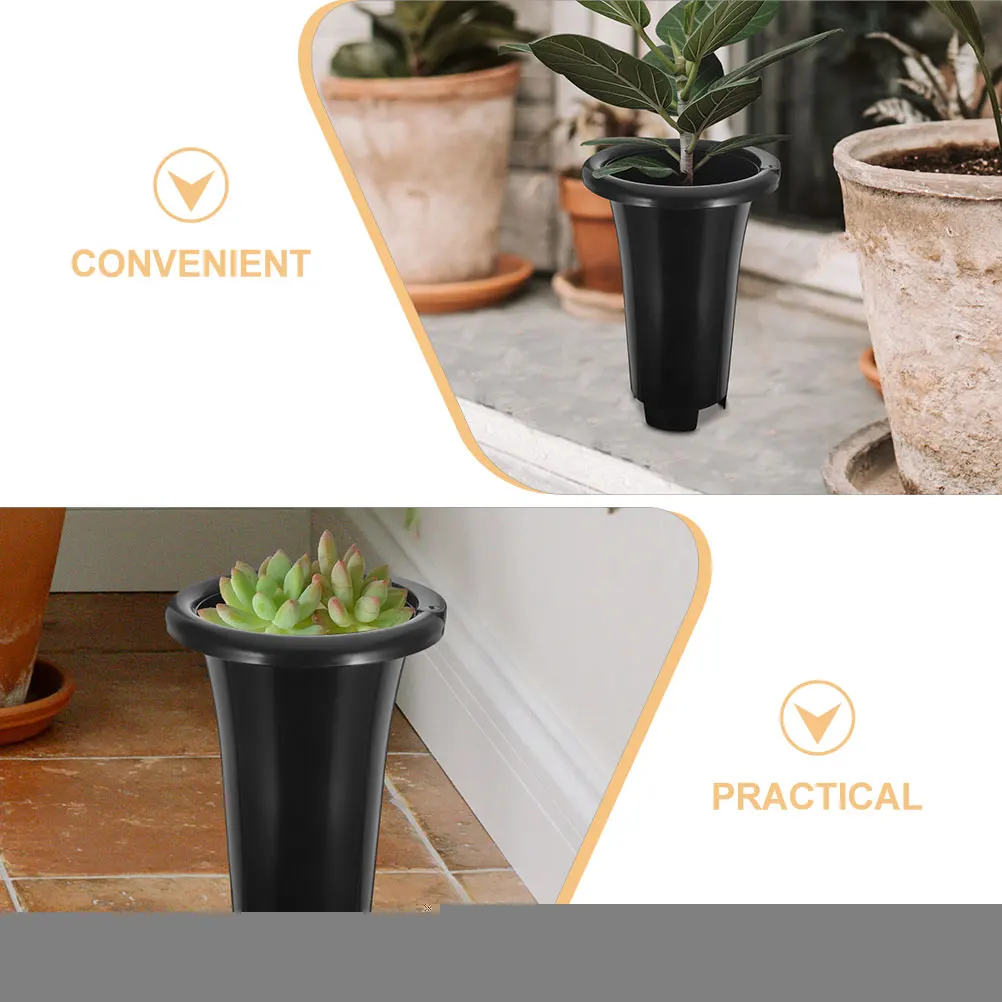 10 Pcs Black Round Large Orchid Pot Set 120 Per Case 148x205x82mm Plant Nursery Pots Plastic Greenhouse Grow Container
10 Pcs Black Round Large Orchid Pot Set 120 Per Case 148x205x82mm Plant Nursery Pots Plastic Greenhouse Grow Container