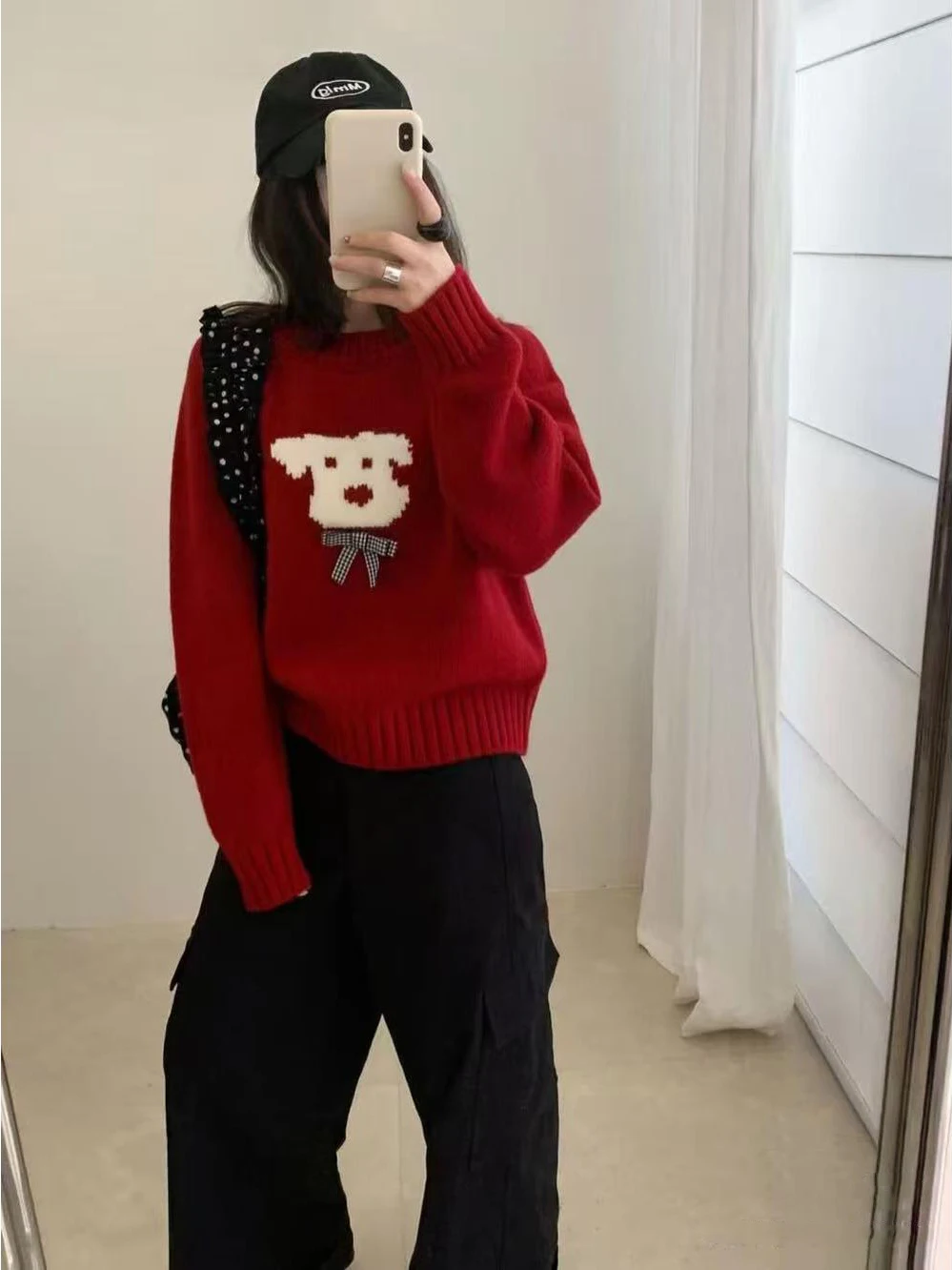 Корейский мягкий мультяшный круглый пуловер, свитер, женский свободный вязаный топ, осенне-зимняя верхняя одежда, повседневная мода
Корейский мягкий мультяшный круглый пуловер, свитер, женский свободный вязаный топ, осенне-зимняя верхняя одежда, повседневная мода