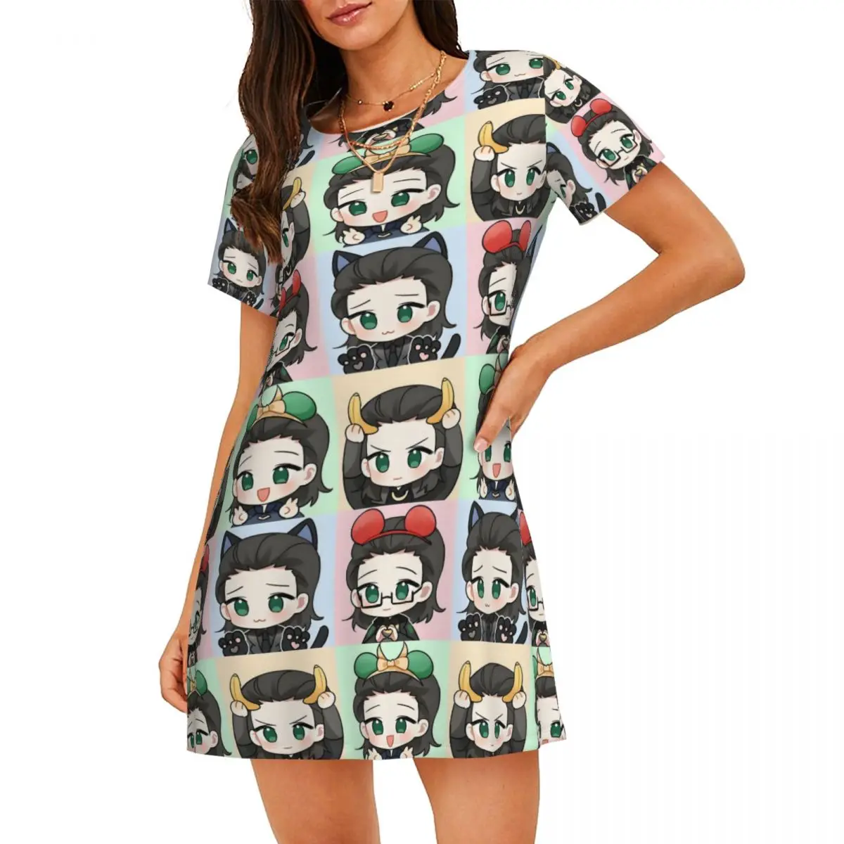 Custom Loki Sleepshirts For Sleeping Travels Loose Sleepdress Pajama Super Villain Dress Soft Nightdress Sleepwear
Custom Loki Sleepshirts For Sleeping Travels Loose Sleepdress Pajama Super Villain Dress Soft Nightdress Sleepwear