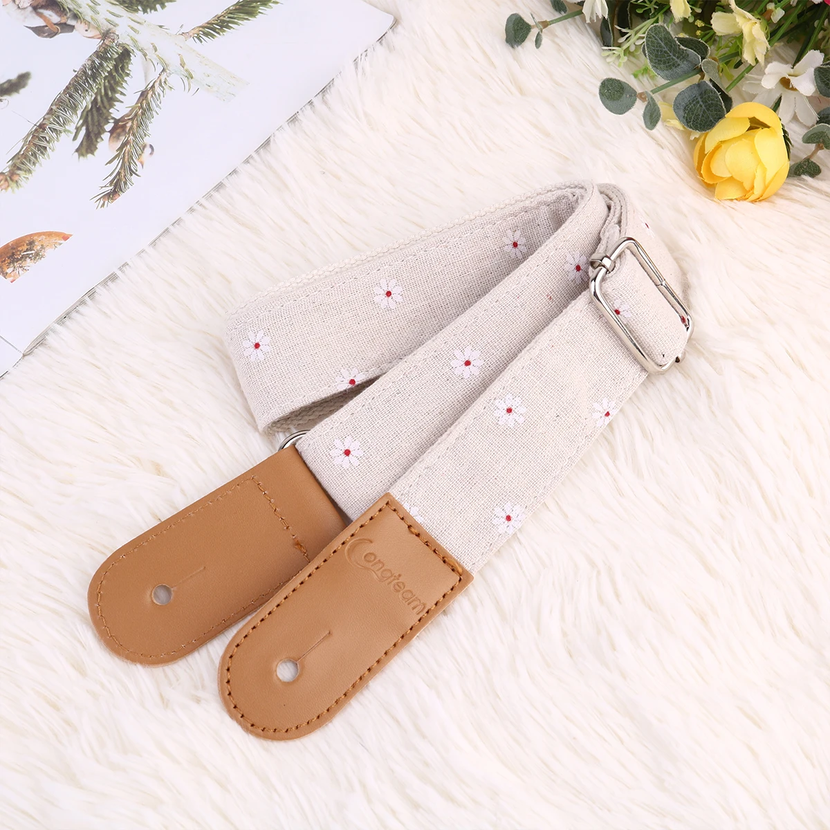 1PC Daisy Pattern Style Cotton Linen Shoulder Strap Strap for Ukulele Guitar (Assorted Color)
1PC Daisy Pattern Style Cotton Linen Shoulder Strap Strap for Ukulele Guitar (Assorted Color)