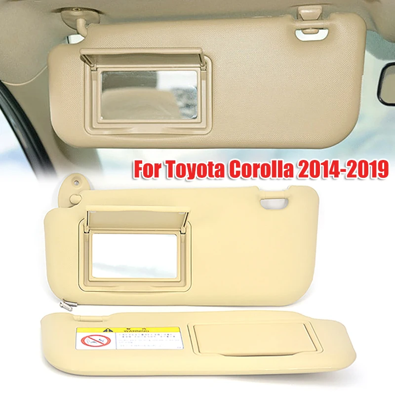 1Pair Car Inner Sunshield Board with Make-up Mirror Kit for Toyota Corolla 2014-2019
1Pair Car Inner Sunshield Board with Make-up Mirror Kit for Toyota Corolla 2014-2019