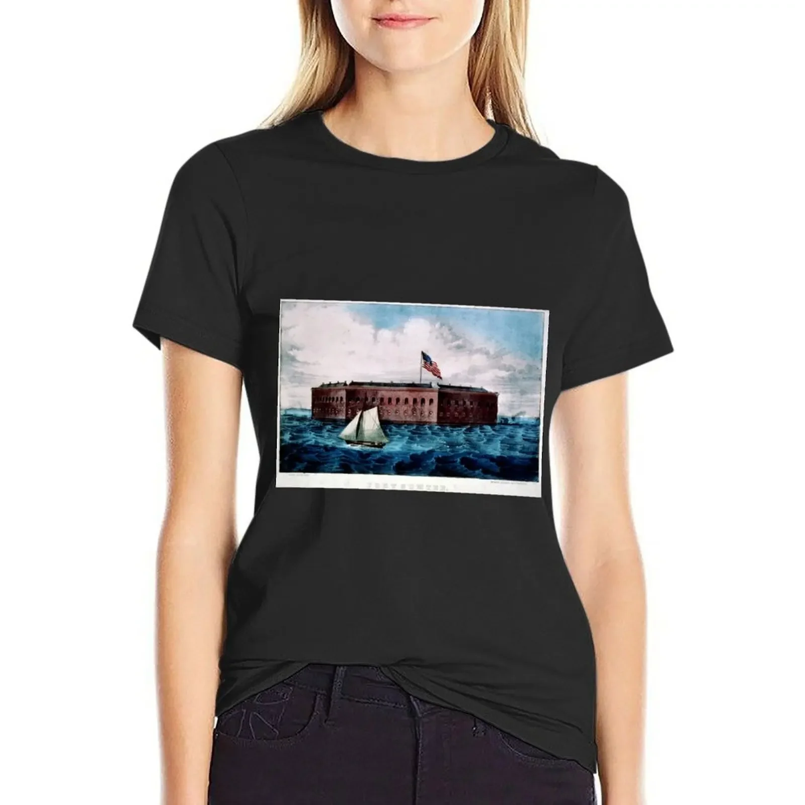 Fort Sumter - Charleston Harbor, S.C. - 1870 T-Shirt funny lady clothes fashion woman blouse 2025
Fort Sumter - Charleston Harbor, S.C. - 1870 T-Shirt funny lady clothes fashion woman blouse 2025
