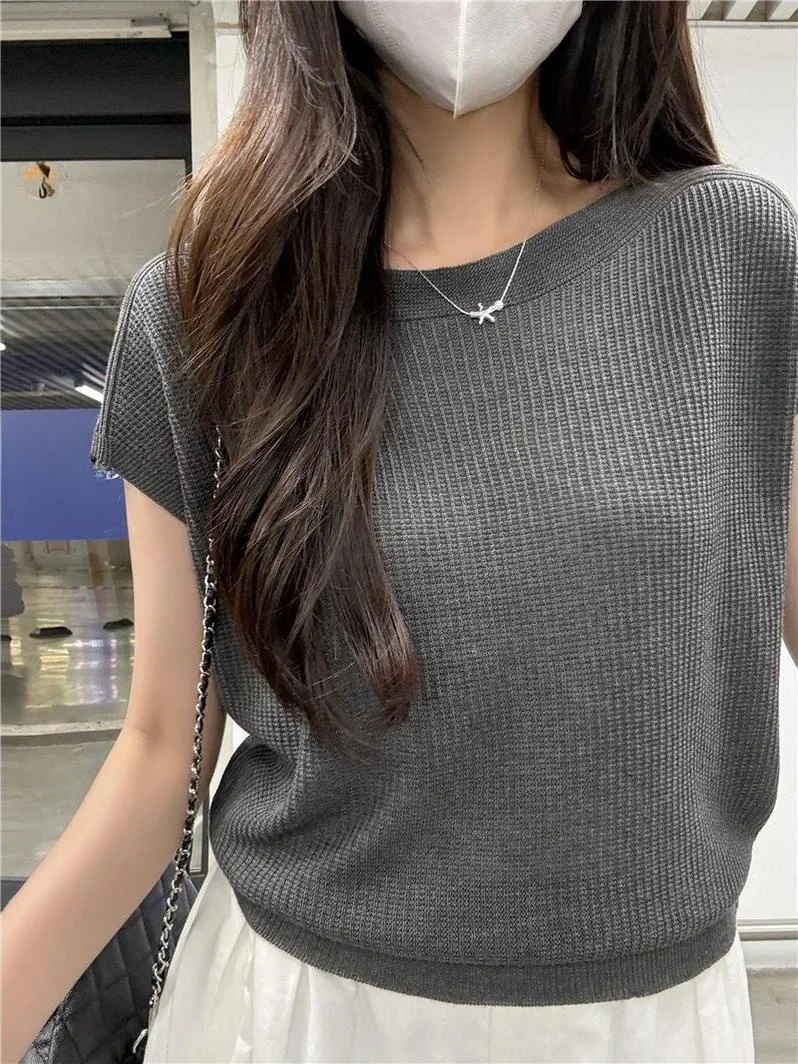 Slimming Loose Fit round Neck Short Sleeve T-Shirt Women's Color Basic Casual round Neck Top for Summer 2026
Slimming Loose Fit round Neck Short Sleeve T-Shirt Women's Color Basic Casual round Neck Top for Summer 2026