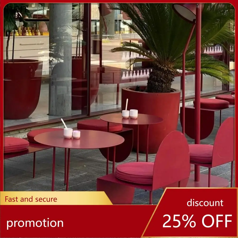 HXL Coffee Shop and Bakery Outdoor Dining Semi-Circular Iron Art Table and Chair Set
HXL Coffee Shop and Bakery Outdoor Dining Semi-Circular Iron Art Table and Chair Set