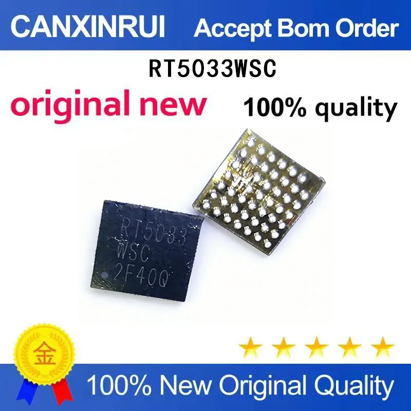 (5-100 pieces)New charging IC RT5033WSC RT5033 BGA
(5-100 pieces)New charging IC RT5033WSC RT5033 BGA