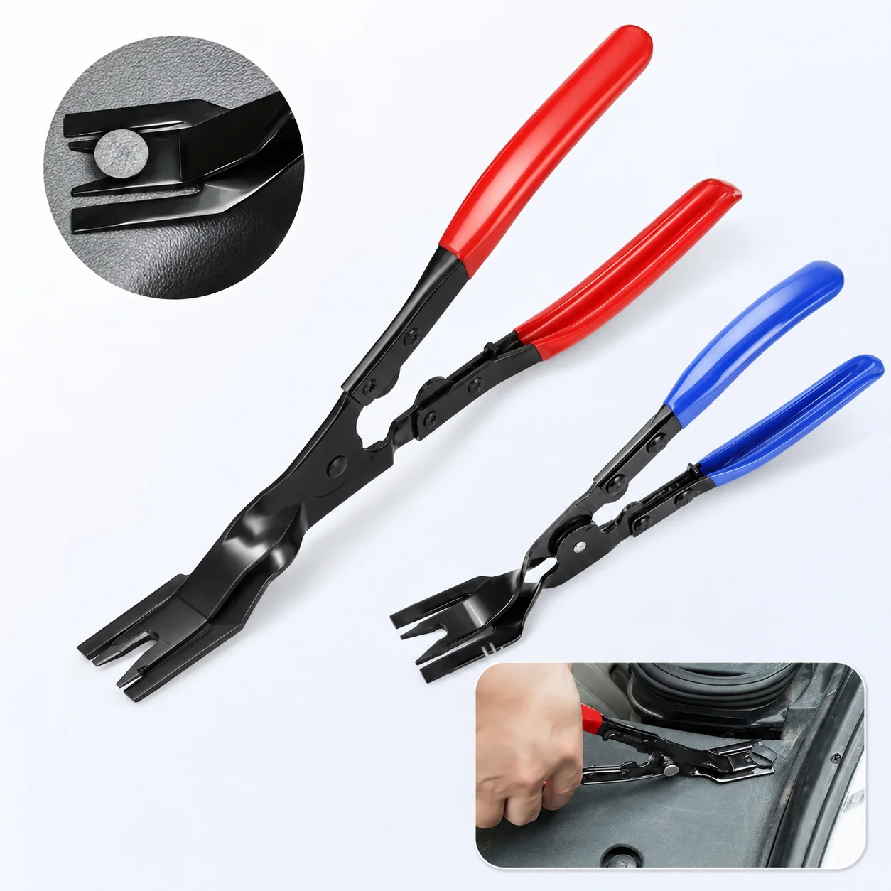 Car Trim Clip Removal Pliers Fastener Remover Pry Tool for Auto Headlight Repair Door Panel Dashboard Upholstery Plastic Rivets
Car Trim Clip Removal Pliers Fastener Remover Pry Tool for Auto Headlight Repair Door Panel Dashboard Upholstery Plastic Rivets