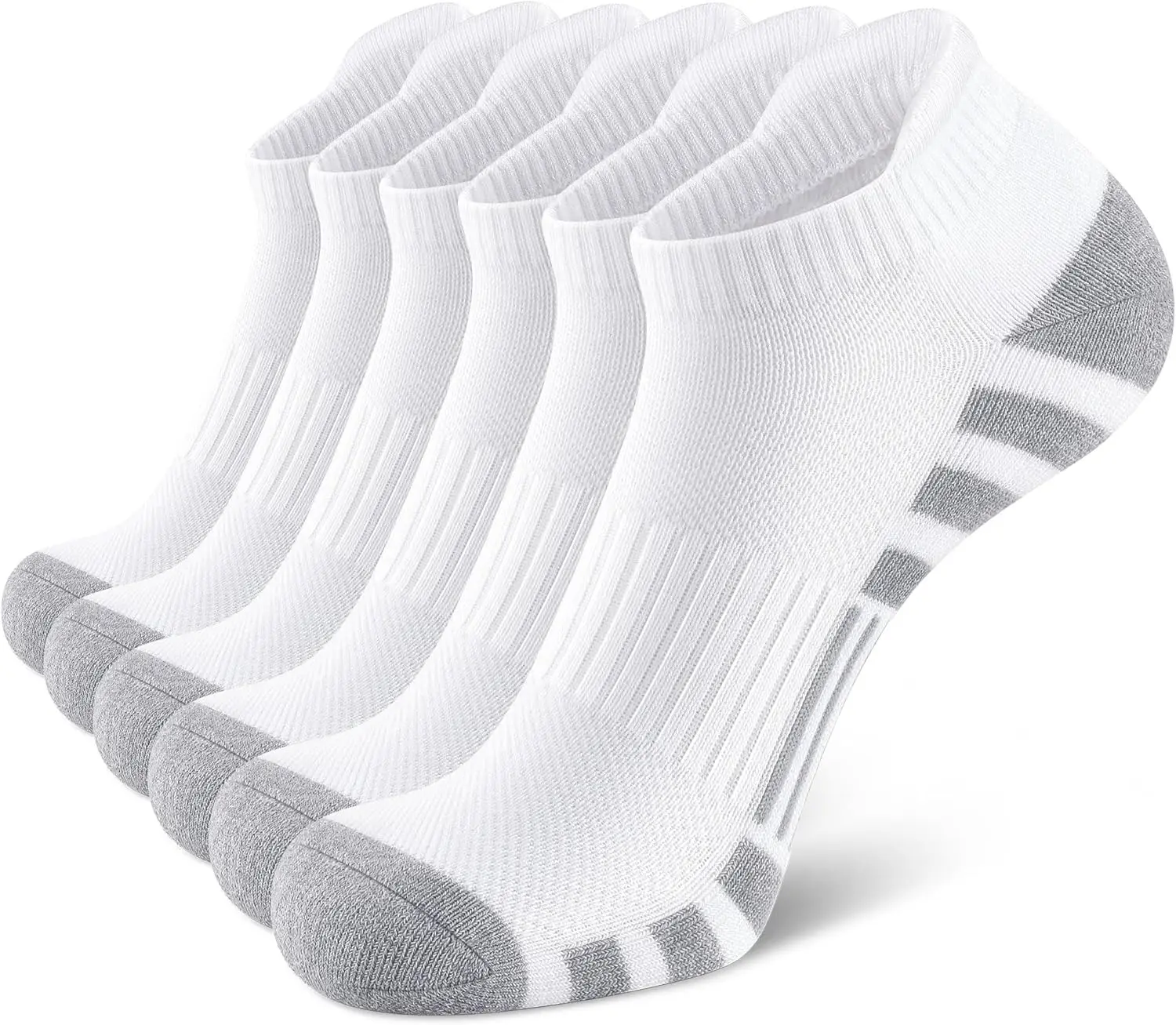 Athletic Running Ankle Cotton Socks, Low Cut Cushioned functional Anti-Blister Tab Sports Socks for Men Women 6pairs
Athletic Running Ankle Cotton Socks, Low Cut Cushioned functional Anti-Blister Tab Sports Socks for Men Women 6pairs