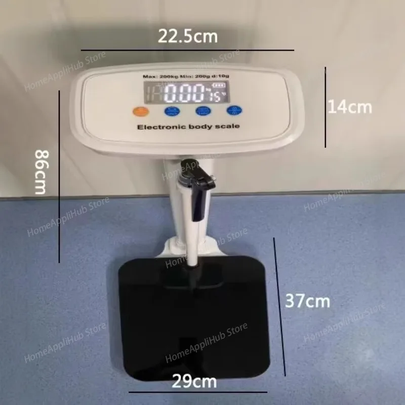 New 200kg Household Electric Plug Dual-purpose Body Scale Electronic Scale for Medical Stores Electronic Height and Weight Scale
New 200kg Household Electric Plug Dual-purpose Body Scale Electronic Scale for Medical Stores Electronic Height and Weight Scale