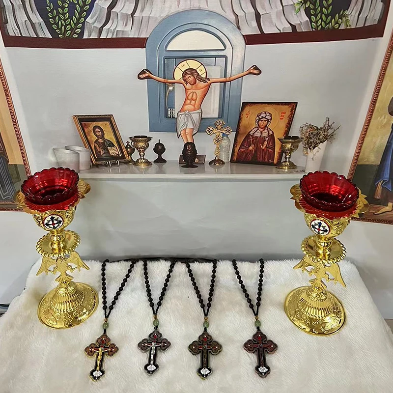 Orthodox Crucifix Gold Cross Necklace Wooden Rosary Beaded Chain Religious Jesus Prayer Jewelry Ожерелье с золотым крестом
Orthodox Crucifix Gold Cross Necklace Wooden Rosary Beaded Chain Religious Jesus Prayer Jewelry Ожерелье с золотым крестом