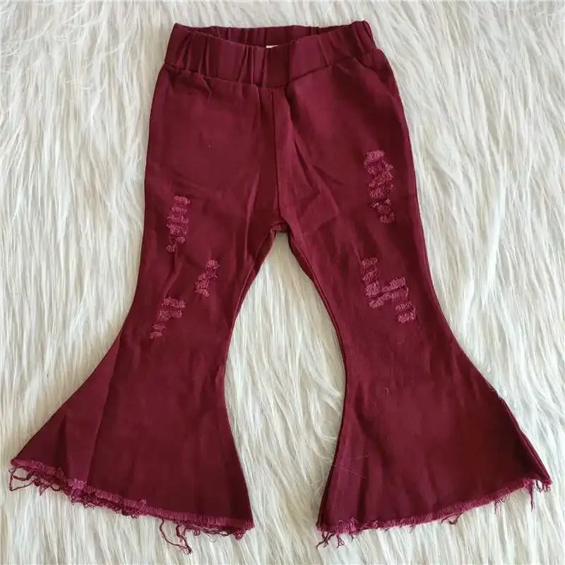 High Quality Classic Red Wine Denim Girl Bell Bottom Trousers Children Toddler Clothes Baby Girls Jeans Kids Pants Daily Wearing
High Quality Classic Red Wine Denim Girl Bell Bottom Trousers Children Toddler Clothes Baby Girls Jeans Kids Pants Daily Wearing