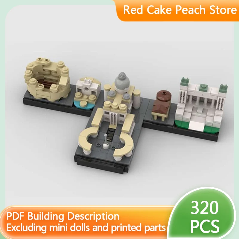 Модель городской улицы MOC, строительные блоки, архитектура Рима, вид на город, модульная технология, детские праздничные подарки, конструктор для сборки
Модель городской улицы MOC, строительные блоки, архитектура Рима, вид на город, модульная технология, детские праздничные подарки, конструктор для сборки