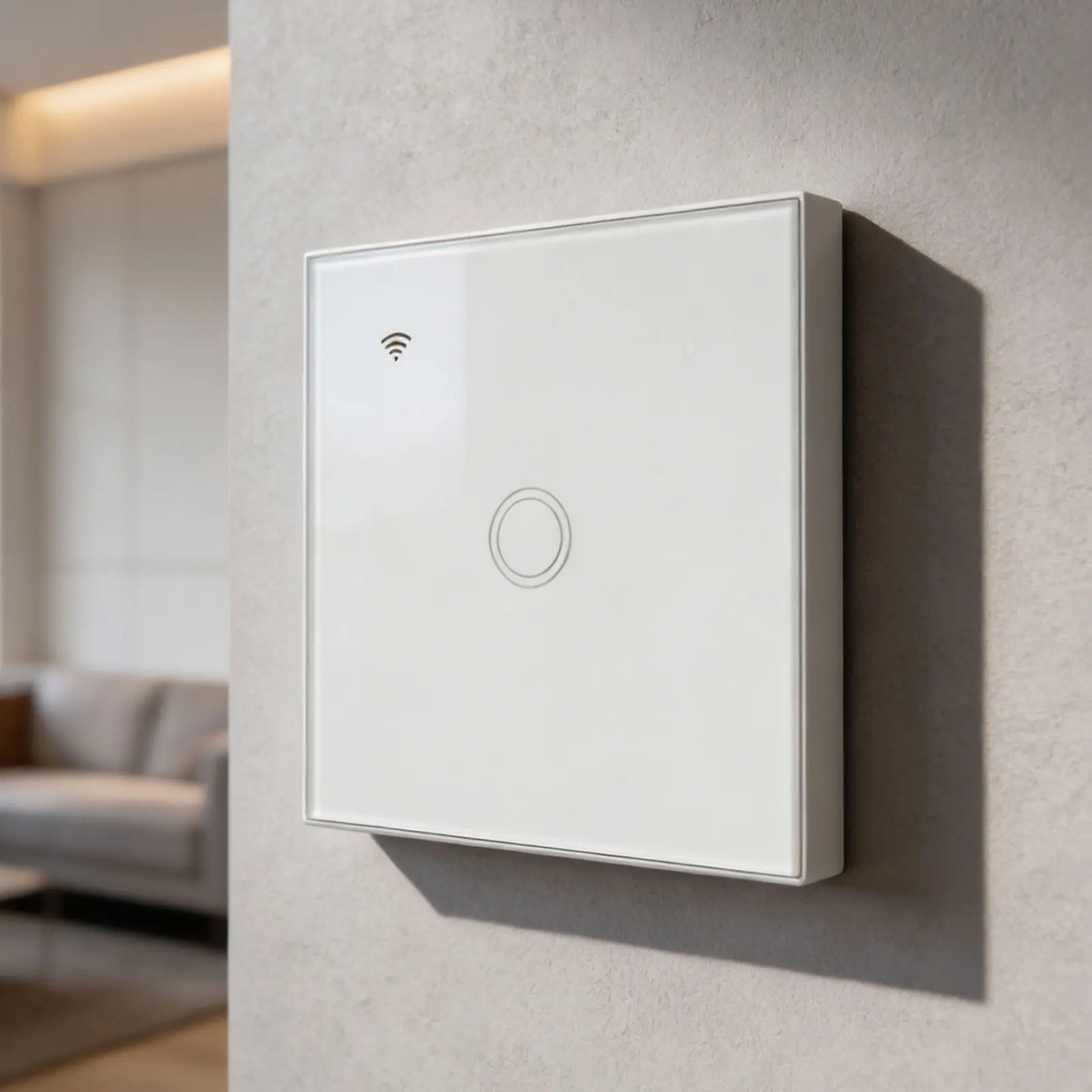 Innovative WiFi Light Management 1 Gang Smart Touch Wall Switch Designed for Hands Operation via Voice Commands
Innovative WiFi Light Management 1 Gang Smart Touch Wall Switch Designed for Hands Operation via Voice Commands