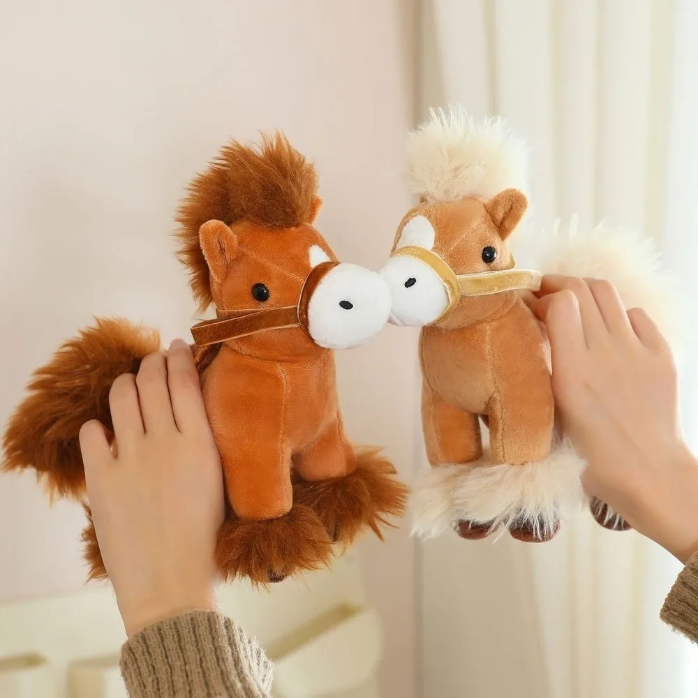 Funny Mascot 2026 Horse Simulation Cute Horse Creative Kawaii Zodiac Pony Figurine Year of Horse
Funny Mascot 2026 Horse Simulation Cute Horse Creative Kawaii Zodiac Pony Figurine Year of Horse