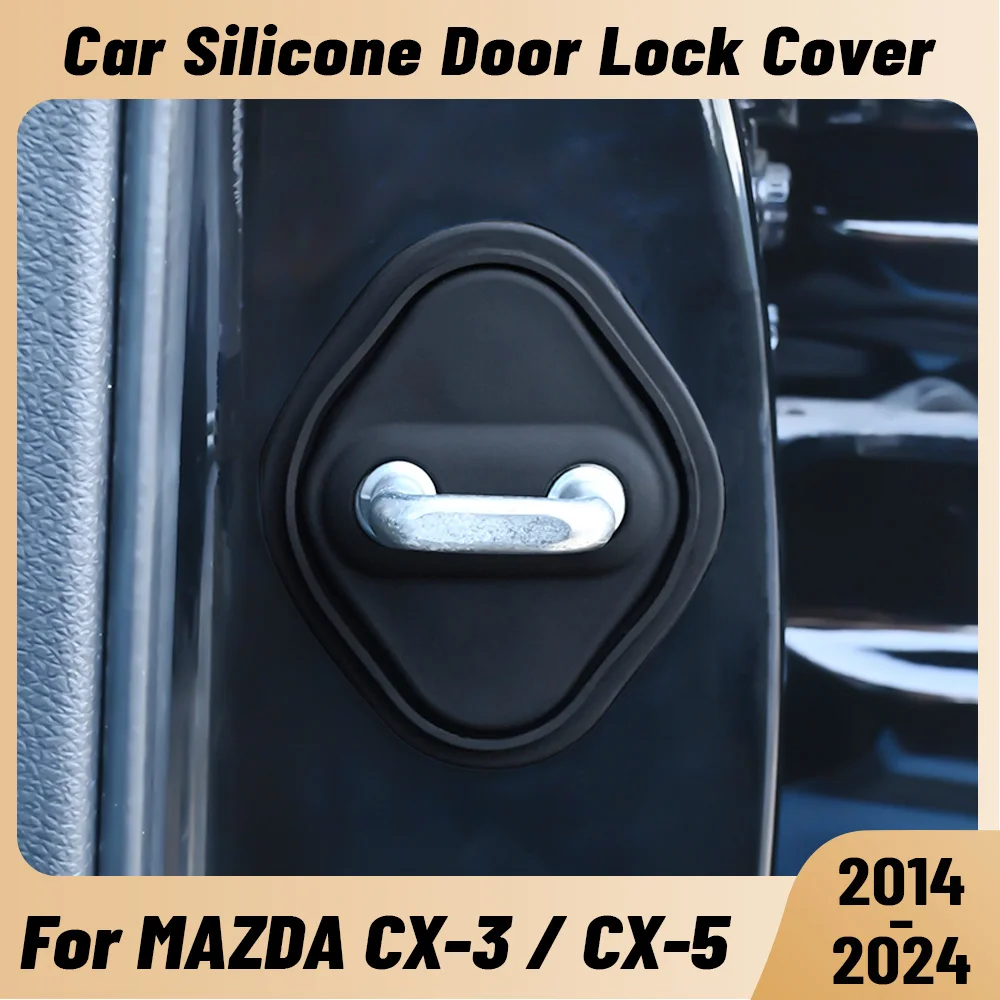 Для MAZDA CX-3 CX-5 2014-2024 автомобильный дверной амортизатор, защита дверного замка, силиконовые автоматические дверные замки, защелки, аксессуары, крышка
Для MAZDA CX-3 CX-5 2014-2024 автомобильный дверной амортизатор, защита дверного замка, силиконовые автоматические дверные замки, защелки, аксессуары, крышка