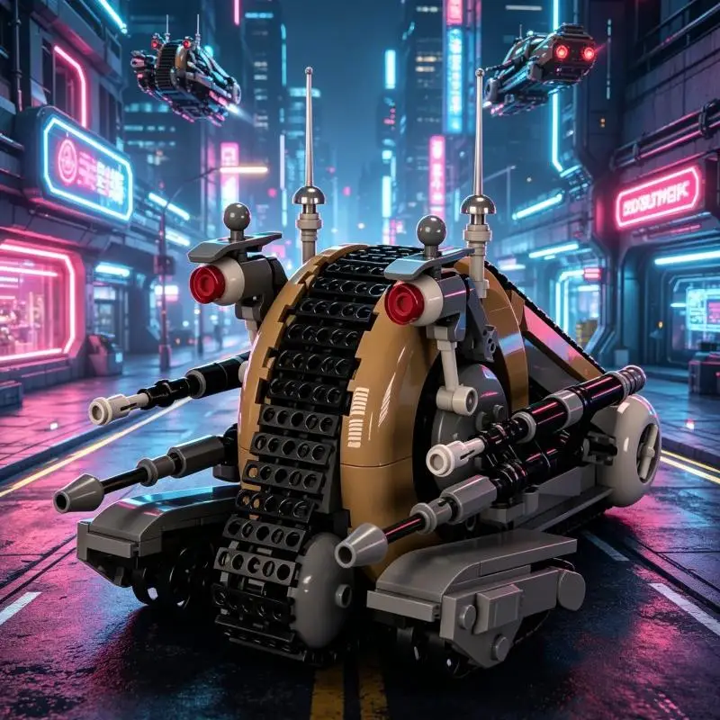 Механическая модель боевой машины Snail Tank Droid MOC, конструктор для сборки, игрушка для коллекционирования
Механическая модель боевой машины Snail Tank Droid MOC, конструктор для сборки, игрушка для коллекционирования