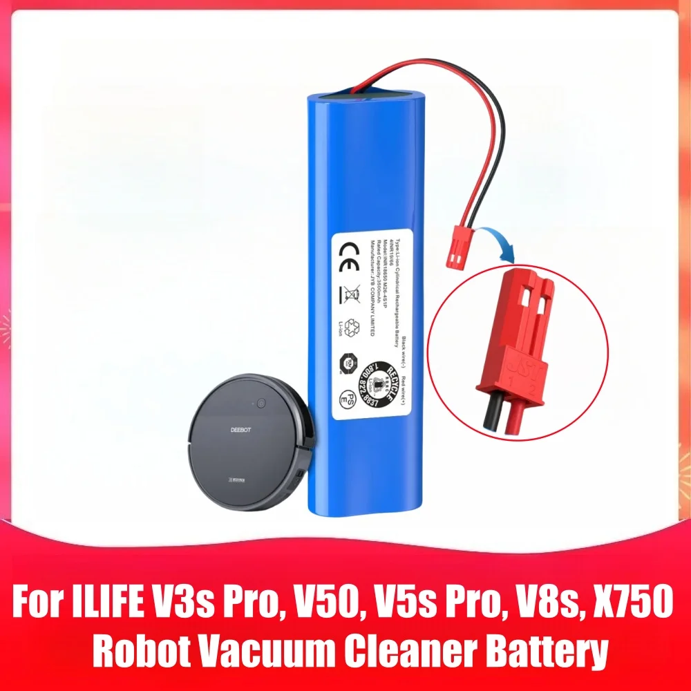 New 14.8V 3000Mah Li-lion Battery for ILIFE V3s Pro, V5s Pro, V8s, V8 Plus,V80,V80 Max,V80 Pro,V3s Max 18650 14.4V PX-B010
New 14.8V 3000Mah Li-lion Battery for ILIFE V3s Pro, V5s Pro, V8s, V8 Plus,V80,V80 Max,V80 Pro,V3s Max 18650 14.4V PX-B010