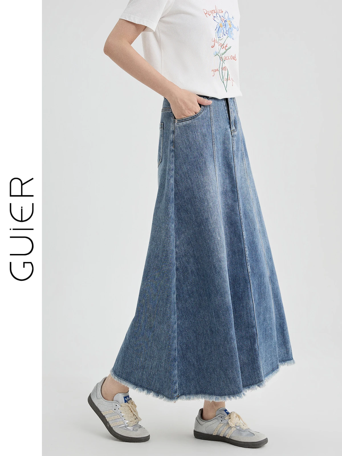 High Waist A-Line Denim Skirt Women's Summer New Style Tassel Guiere Casual Skirts Wide Leg Zipper Closure Other Material
High Waist A-Line Denim Skirt Women's Summer New Style Tassel Guiere Casual Skirts Wide Leg Zipper Closure Other Material