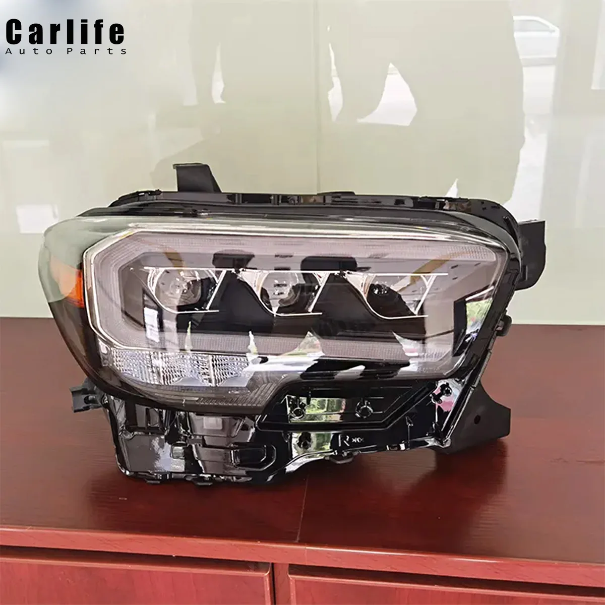 Modified to 3 Lens LED Front Lamps Headlights Assembly for Toyota Tacoma 2020-2023 Front Lights.
Modified to 3 Lens LED Front Lamps Headlights Assembly for Toyota Tacoma 2020-2023 Front Lights.