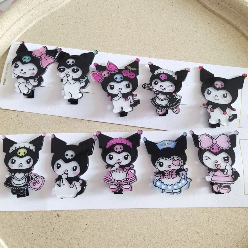 Cartoon Sanrio Kuromi Hello Kitty Figures Kawaii Anime Figure Hairpin Acrylic Fine Flash Cute Decorate Gift for Girls
Cartoon Sanrio Kuromi Hello Kitty Figures Kawaii Anime Figure Hairpin Acrylic Fine Flash Cute Decorate Gift for Girls
