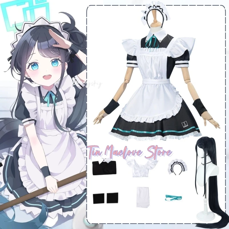 Game Blue Archive Anime Tendou Arisu Cosplay Costume Wig French Maid Lolita Skirt Woman Kawaii Sexy Carnival Halloween
Game Blue Archive Anime Tendou Arisu Cosplay Costume Wig French Maid Lolita Skirt Woman Kawaii Sexy Carnival Halloween