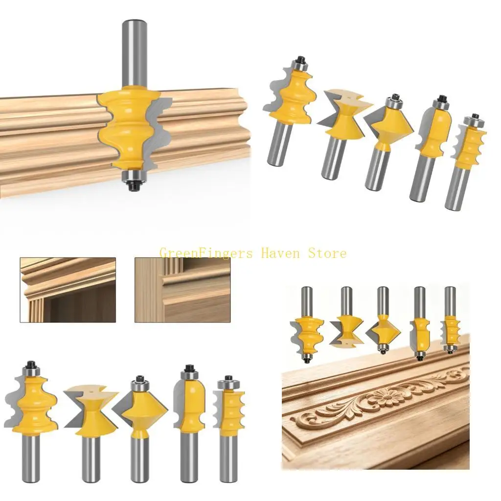 F68D Pointed 5Pcs Milling Equipment Set For Experienced Timberworkers
F68D Pointed 5Pcs Milling Equipment Set For Experienced Timberworkers
