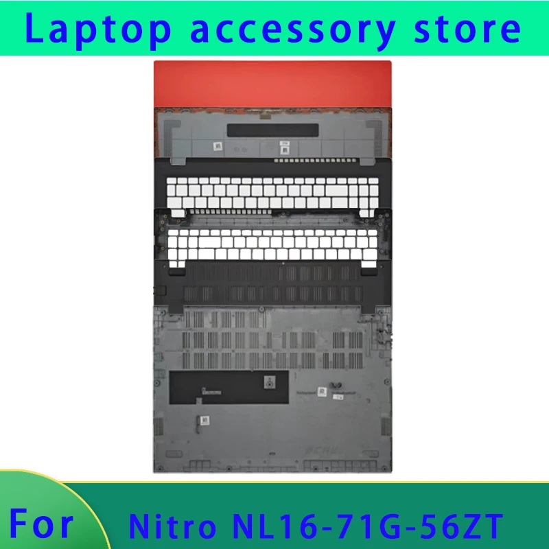 Suitable for original Nitro NL16-71G-56ZT laptop LCD screen top cover back cover palm rest bottom shell keyboard case ABCD Cover
Suitable for original Nitro NL16-71G-56ZT laptop LCD screen top cover back cover palm rest bottom shell keyboard case ABCD Cover