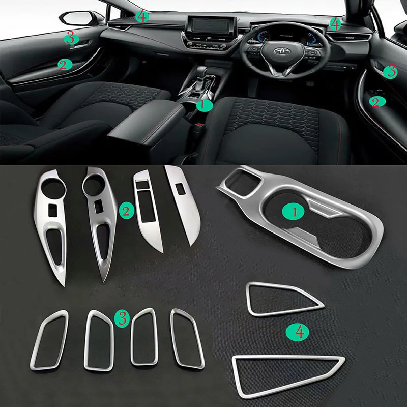 Car Internal Door Window Lift Switch Frame gear Trim Sticker Front Air Outlet Frame Cover For Toyota Corolla Sport Hatchback
Car Internal Door Window Lift Switch Frame gear Trim Sticker Front Air Outlet Frame Cover For Toyota Corolla Sport Hatchback