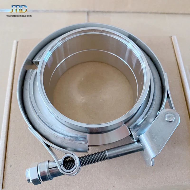4.5‘’ 114mm High Quality Exhaust Pipe 304 Stainless Steel V Band Clamp with Male and Female Flanges Kits
4.5‘’ 114mm High Quality Exhaust Pipe 304 Stainless Steel V Band Clamp with Male and Female Flanges Kits