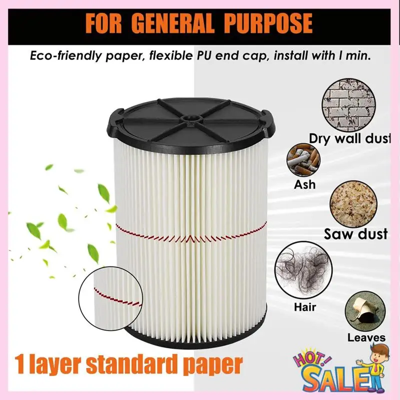 A88X Магазин Вакуумный фильтр Craftsman 16-галлонный магазин Вакуумный фильтр Заменяет 009-38754 Фильтр с красной полосой
A88X Магазин Вакуумный фильтр Craftsman 16-галлонный магазин Вакуумный фильтр Заменяет 009-38754 Фильтр с красной полосой