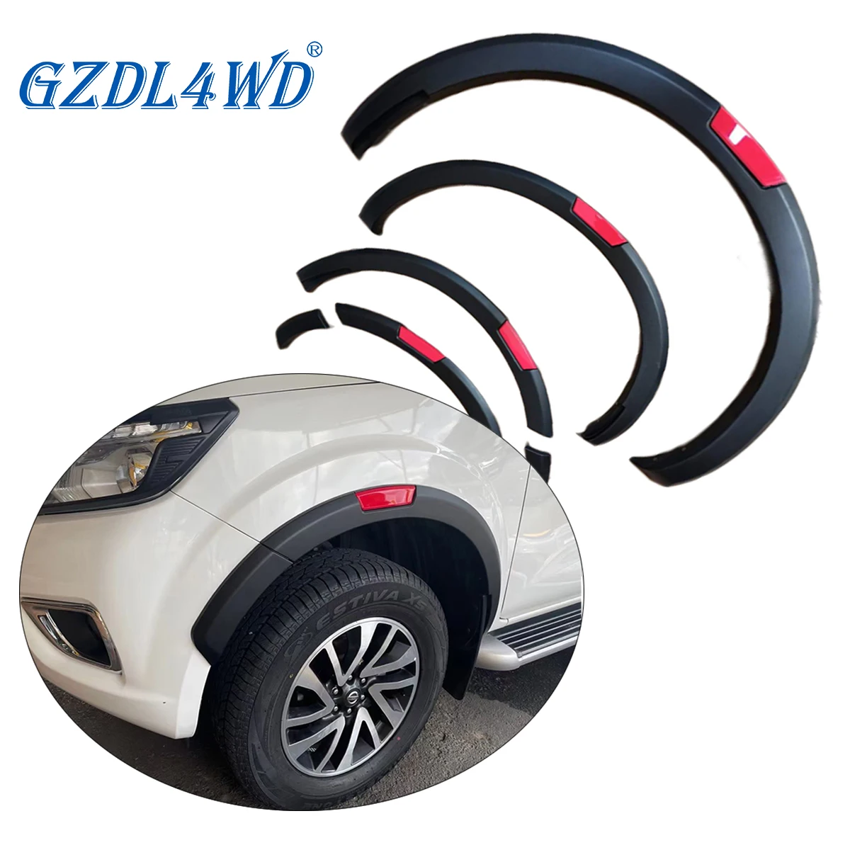 Wheel Fender Trims Auto Parts Wheel Arch Fender Flare For Navara NP300 2015-2019
Wheel Fender Trims Auto Parts Wheel Arch Fender Flare For Navara NP300 2015-2019