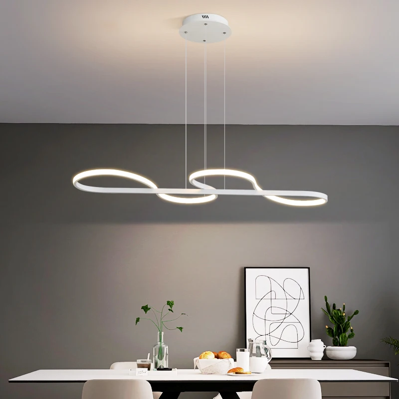 Curve Pendant Light 2024 Modern Simple White Chandelier Living Room Restaurant Black Dimmable Remote Lamp Indoor Decoration
Curve Pendant Light 2024 Modern Simple White Chandelier Living Room Restaurant Black Dimmable Remote Lamp Indoor Decoration