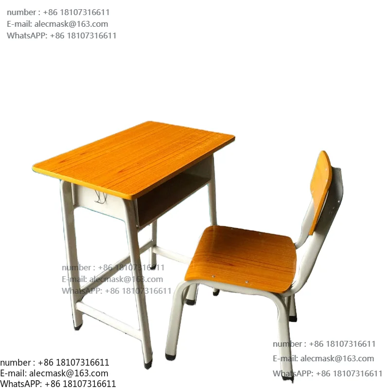 Modern single student desks and chairs with book drawers classroom furniture metal teacher desks
Modern single student desks and chairs with book drawers classroom furniture metal teacher desks