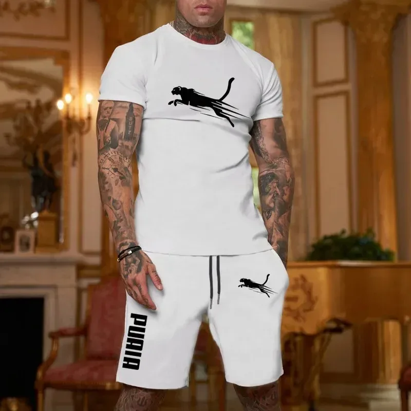 2025 Fashion and Casual Summer Outdoor Sports Set Men's Breathable T-shirt and Shorts Casual Fashion Two-piece Set
2025 Fashion and Casual Summer Outdoor Sports Set Men's Breathable T-shirt and Shorts Casual Fashion Two-piece Set