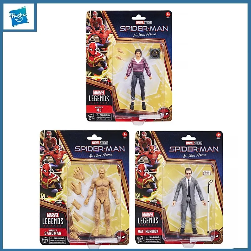 Hasbro Original SpiderMan Marvel Legends Mary Jane Sandman Matt Muroock Action Figure Toys for Boys Girls Gift Collectible Model
Hasbro Original SpiderMan Marvel Legends Mary Jane Sandman Matt Muroock Action Figure Toys for Boys Girls Gift Collectible Model