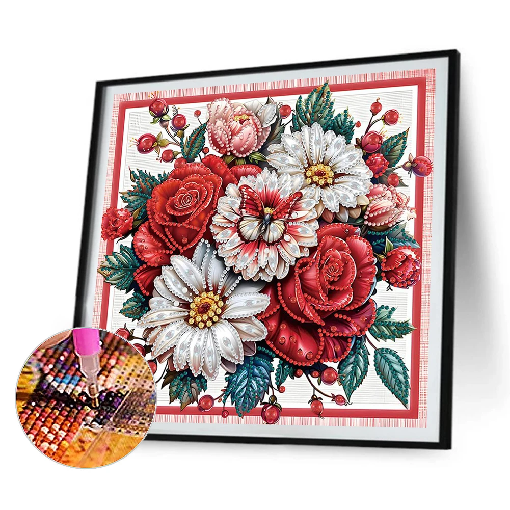 4Pcs 30x30cm Flower 5D DIY Special Shape Crystal Partial Diamond Painting Kit
4Pcs 30x30cm Flower 5D DIY Special Shape Crystal Partial Diamond Painting Kit