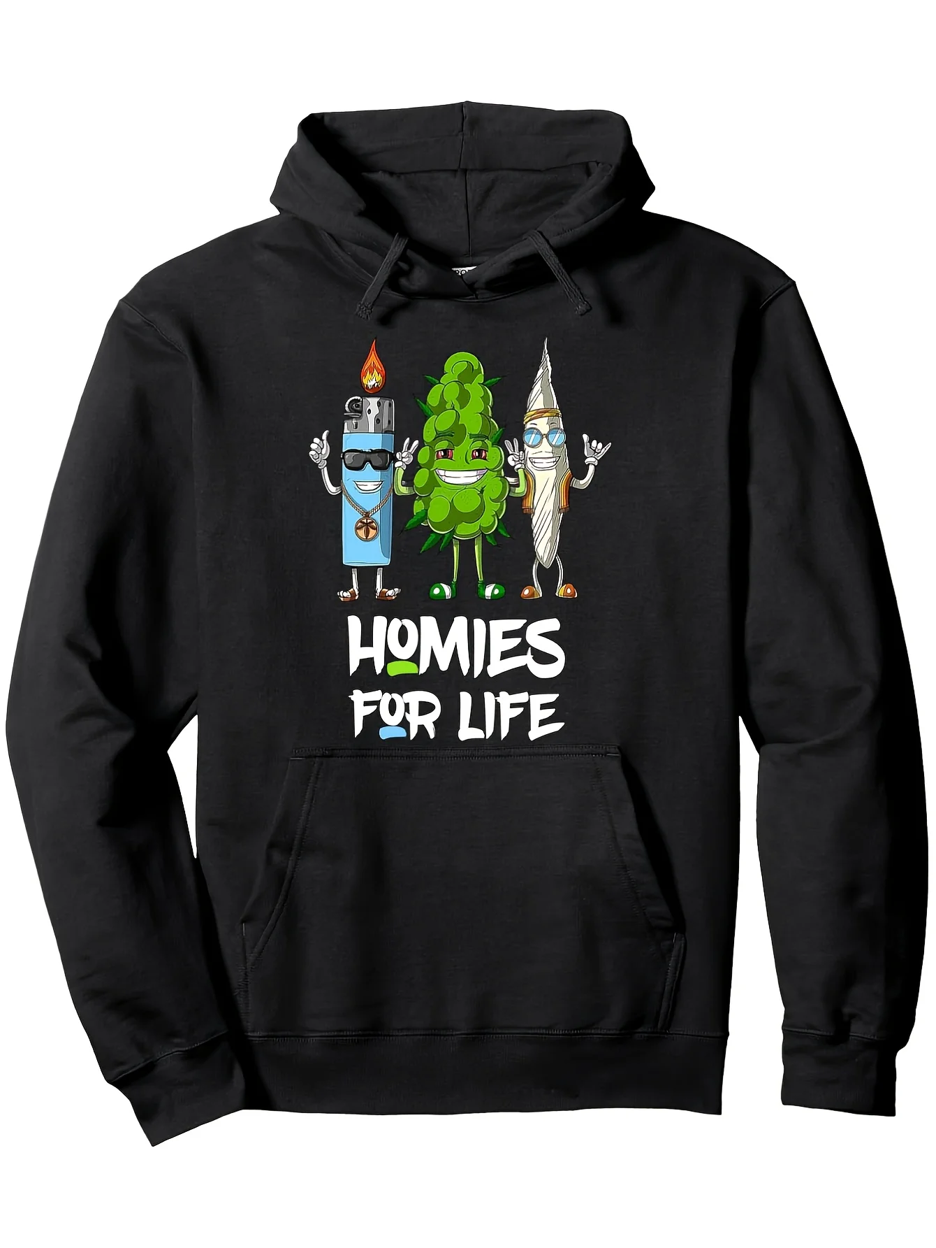 Top Pick "Homies for Life" Weed Hoodie - Unisex, Lightweight, Machine Washable
Top Pick "Homies for Life" Weed Hoodie - Unisex, Lightweight, Machine Washable